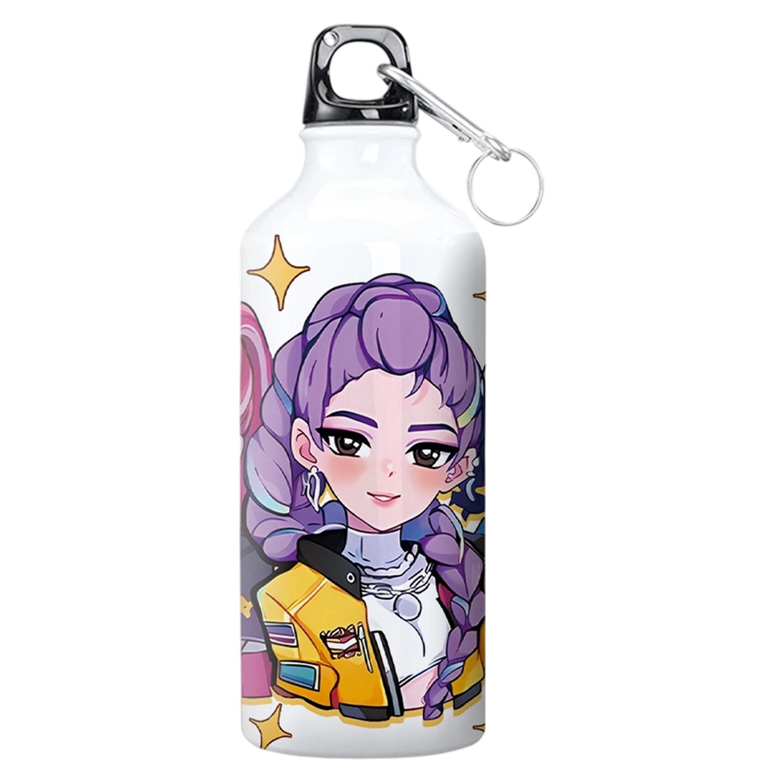 

Anime Peripheral Color Printed Sports Water Kettle Aluminum Cup, Aluminum Student Trendy Water Cup One Size