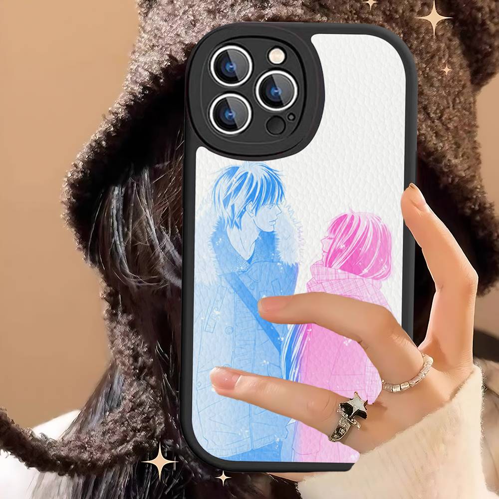 K-Kimi Ni T-Todoke For IPhone 16 15 14 13 12 11 Pro Max Plus Leather Phone Case