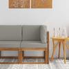 Outdoor Corner Sofa Solid Acacia Wood
