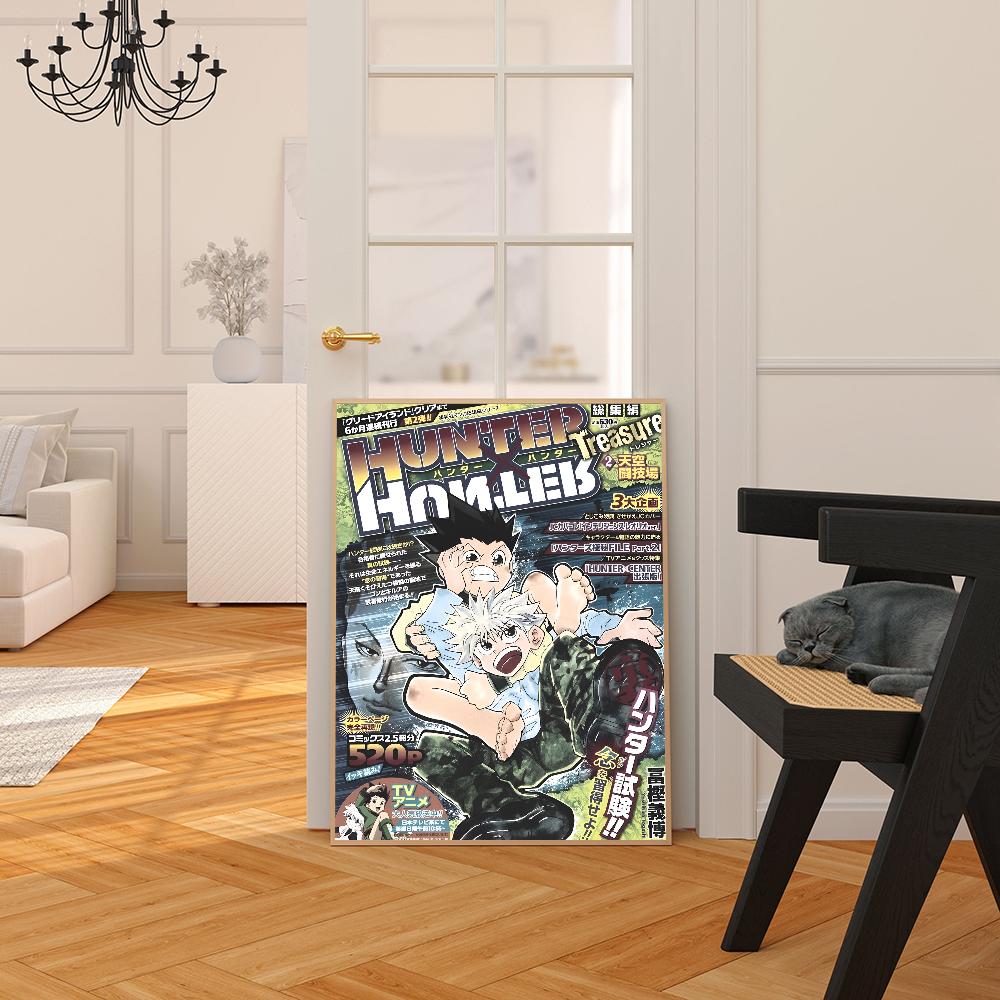 Anime Hunter X Hunter Classic Movie Posters Fancy Wall Sticker for Living Room Bar Decoration Room Wall Decor