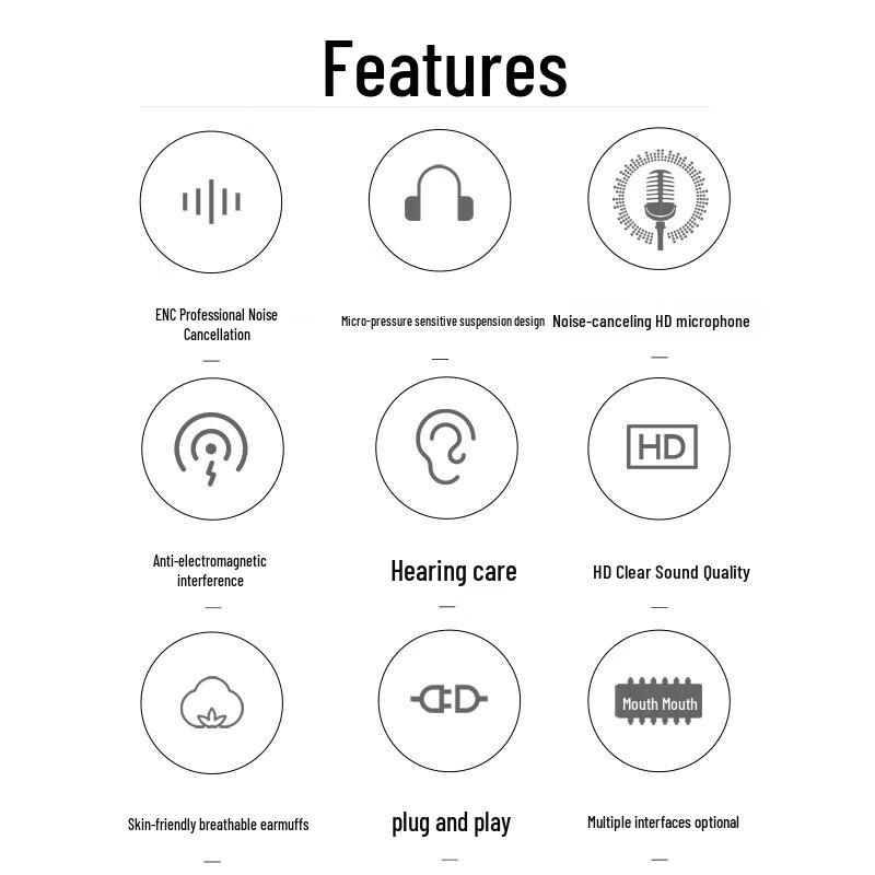 Yijiatong Y390 Professional Call Center Headset (CN version)