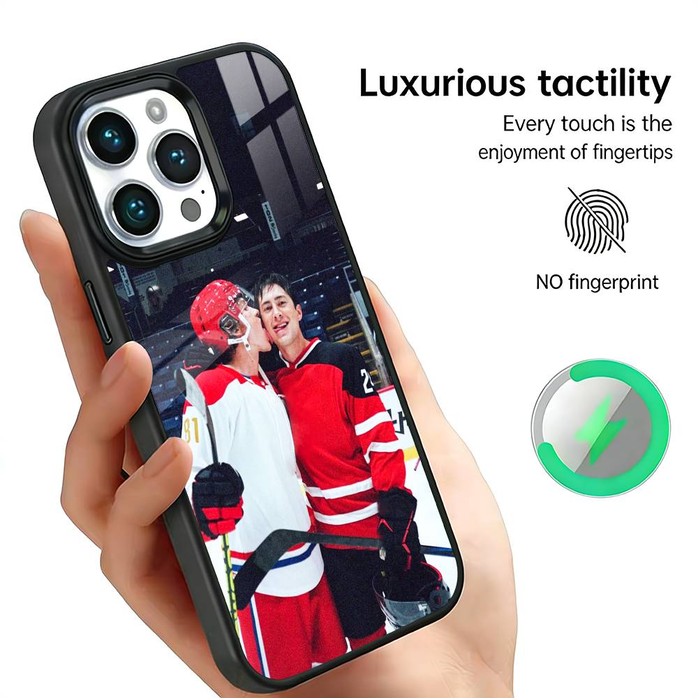 H-Heated Rivalry Phone Case For IPhone17 16 15 14 13 12 11 Plus Pro Max Plus Wireless Charger Cover Funda