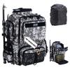 Goture Water-Resistant Fishing Backpack Lightweight Large Hiking Hunting Bag with Rod Holder Adjustable Tackle Storage Pack