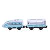 Electric Train Toy Toddlers Battery Operated Motorized Set Compatible with for Thomas Blue White