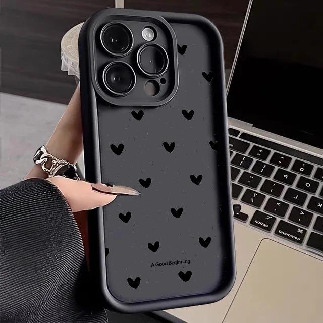 INS Minimalismus Liebe Wärme Mattes TPU-Gehäuse Für Motorola Moto Edge 70 50 Pro 60 Fusion Stylus 40 Neo G84 G85 G54 G75 G05 G34 G56 G86