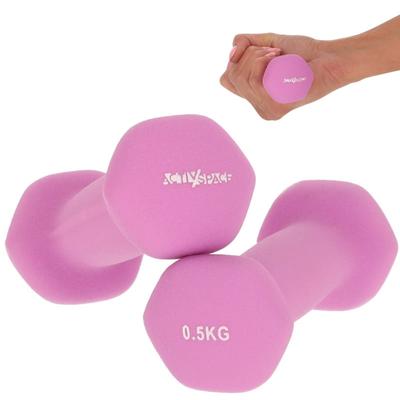 Dumbbells 2X0.5Kg For Exercises - Neoprene Weights