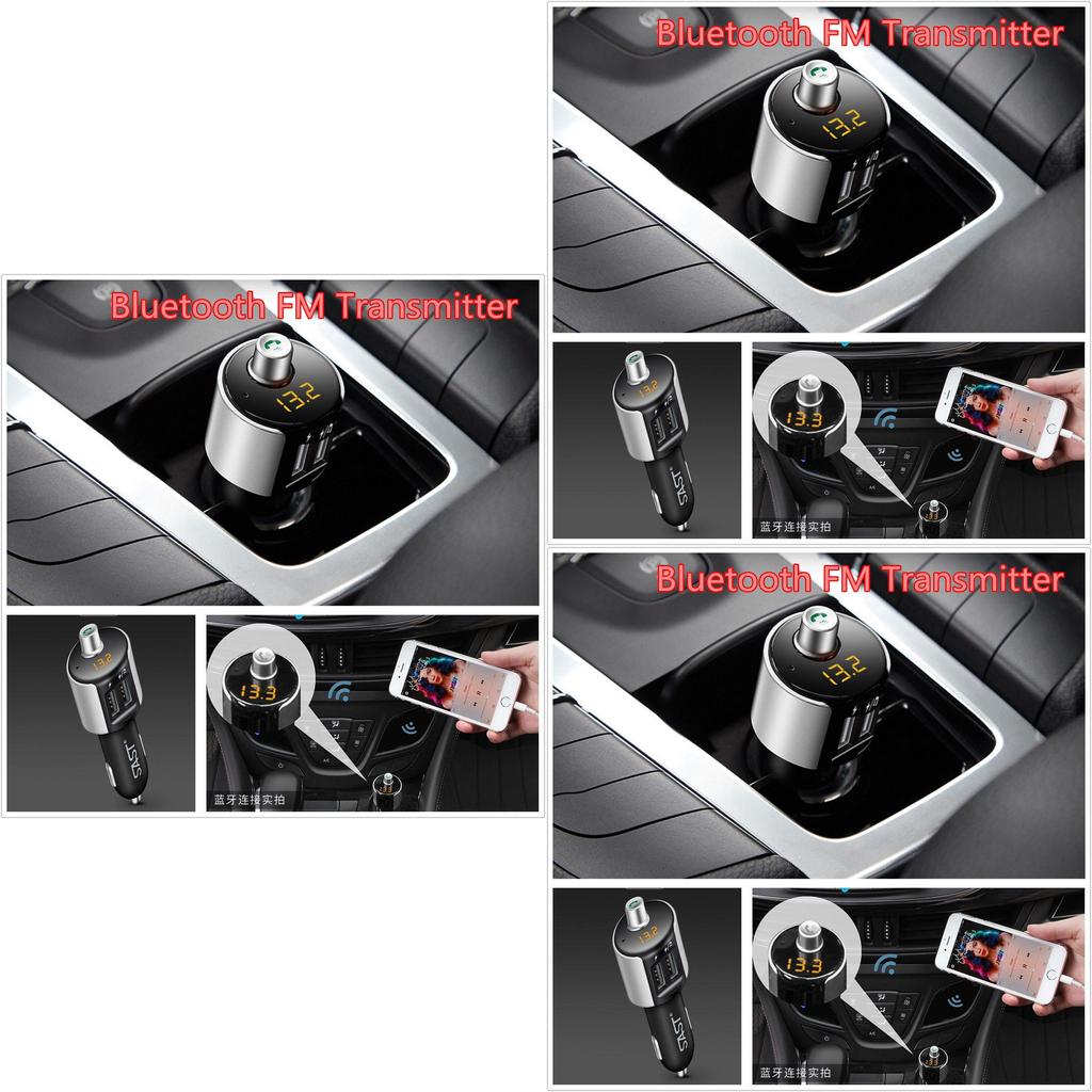 Premium Quality Handsfree Wireless Bluetooth Fm Transmitter Car Kit With Usb Charger
