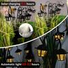 Solar Lantern Retro Vintage Style, 3/6LED Decorative Street Lamp Light, IP65 Waterproof Dusk to Dawn for Garden Courtyard