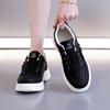 Fashion Women Sneakers Leather Height-Increasing Shoes Fashion Lace-up Casual Shoes Women Outdoor Designer Platform Sneakers of Sport
