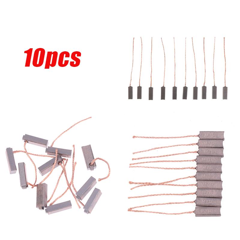 Hot! 10PCS 4.5X6.5X20mm/5X7X19mm/4X6X17mm High Copper Generator Carbon Brushes Alternator Regulator For BYD/ Santana Alternator