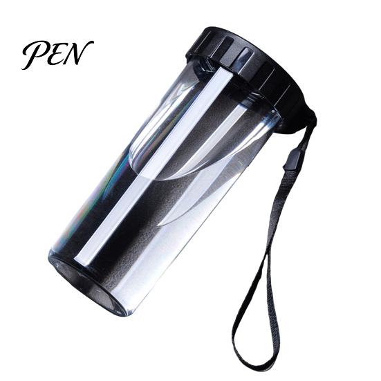 Hot Cold Drink Beverage Container Transparent Water Cup, Portable Plastic Bottle, with Strap Bottle Handle, Clear Heat-resistant Drinkware, for School