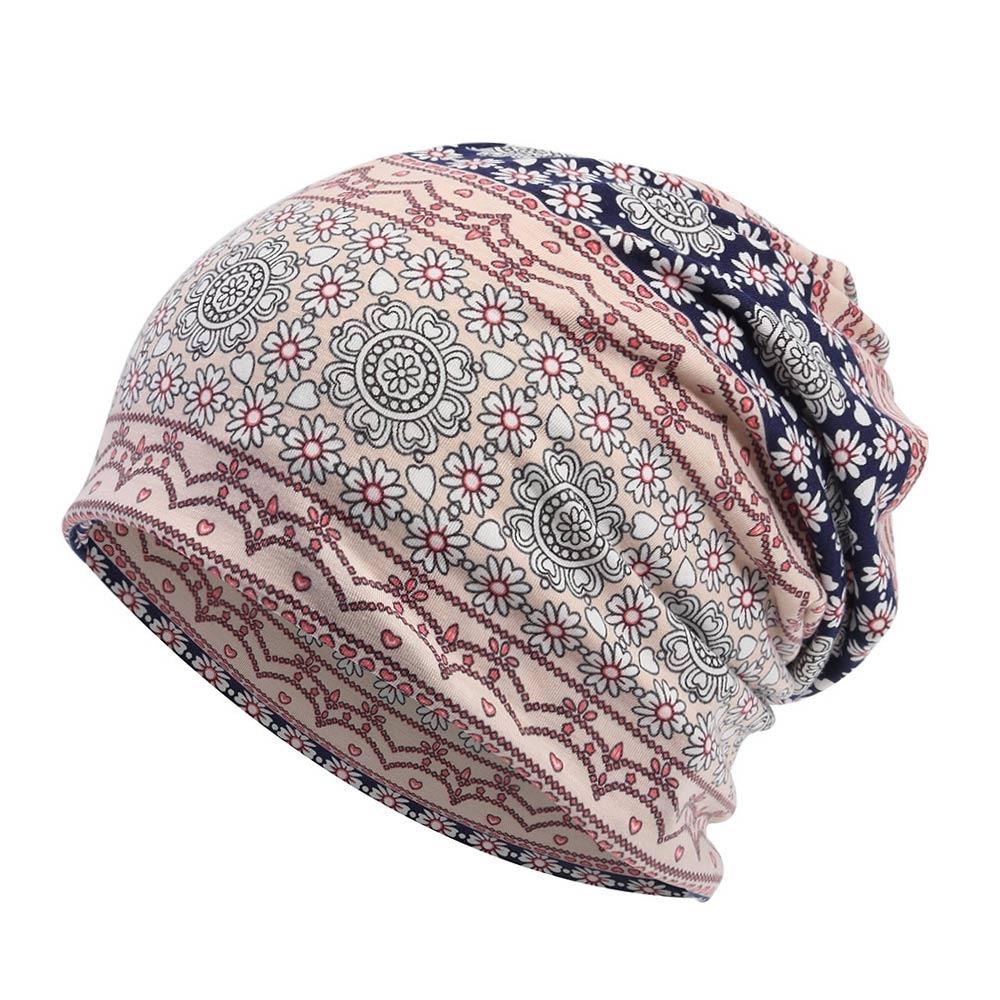 Soft Fabric Breathable Skullies Hat Stretch Turban Headwear Fashion Chemo Beanie Hat  Spring Summer