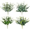 Artificial Green Plant Fake Eucalyptuses Leaf Branch for Wedding Party Fake Flower Arrangement Bouquet Home Garden Decor