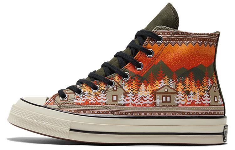 Chuck 70 Converse High 'Holiday Sweater - Orange' 172134C
