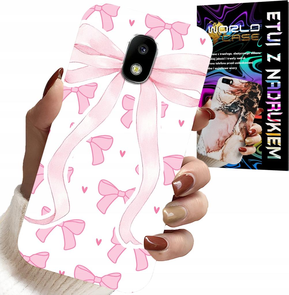 Etui Do Samsung Galaxy J5 2017 - Różowe Wstazki Wstązka Modne Wzory Case