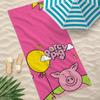 Cartoon Character M-Masha Pig Towel Towel Beach Towel, Quick Drying Absorbent Bath Towel for Swim,Gym,Camping,Outdoor Hot
