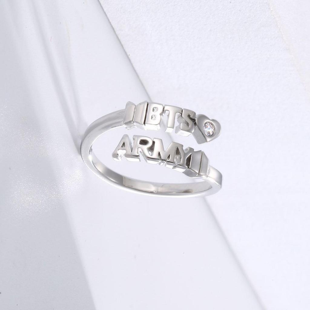 BTS ARMY cheer necklace ring