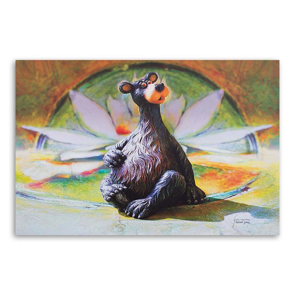 Canvas Print Teddy Bear Coloured