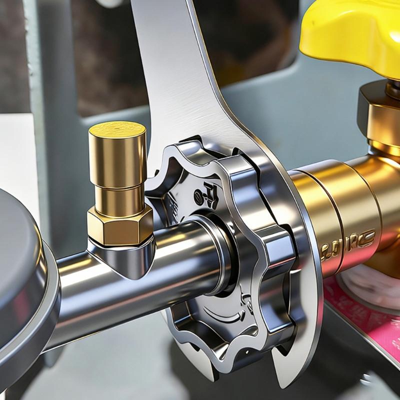 Gas Tank Pressure Reducing Valves Wrench Gas Valves Spanner Hand Tool Gas Bottle Opener Tool