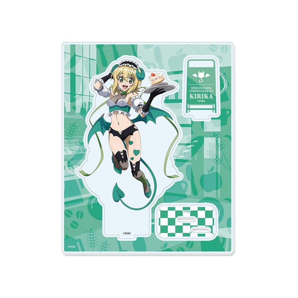 

Сезонные растения Senki Zessho Symphogear XV Оригинальная акриловая подставка Маленькая официантка-дьяволица 160 мм x 130 мм Акрил [Акацуки Кирика] Прибл.