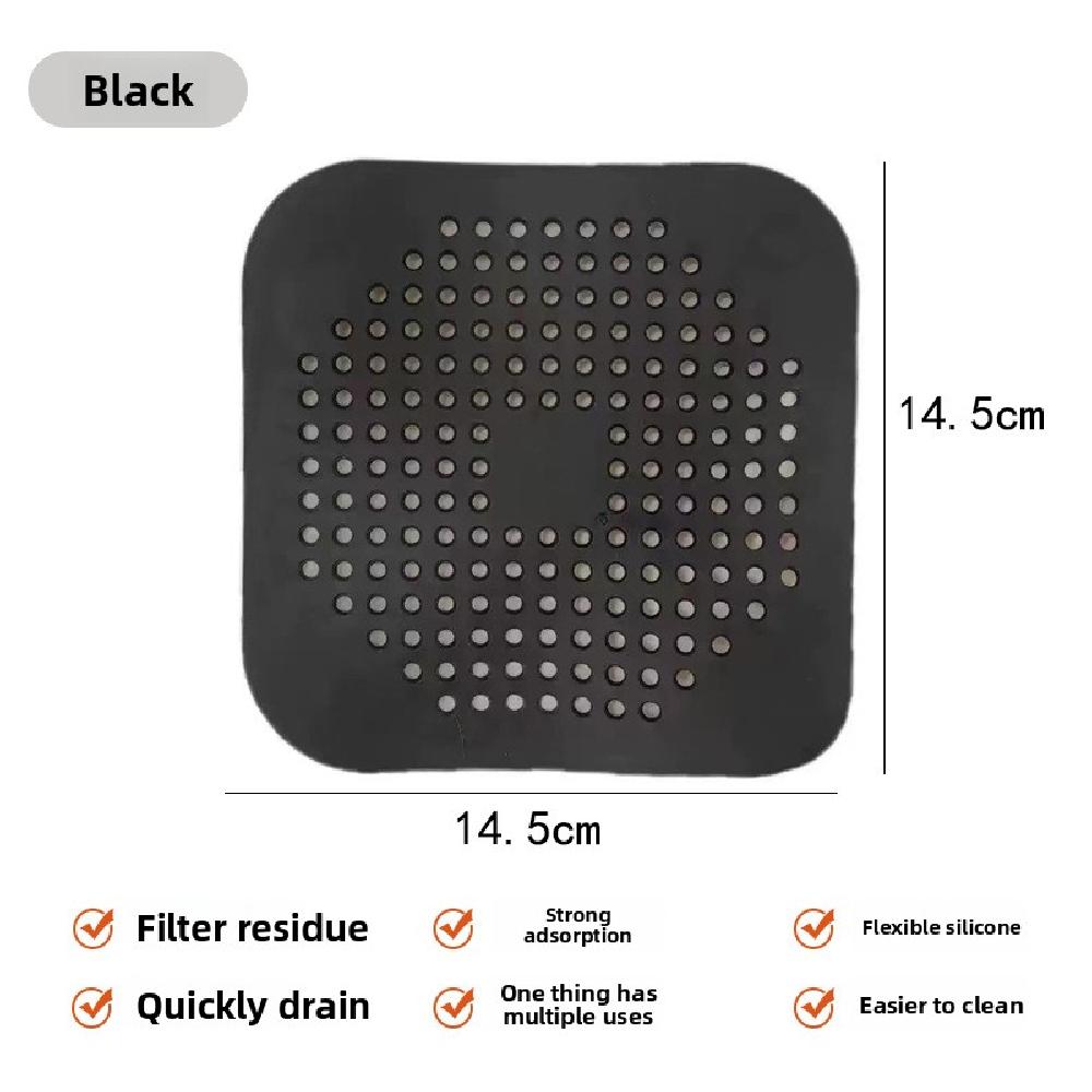 Filtro de pelo para fregadero, colador antibloqueo, bañera, tapón para desagüe para el suelo de la ducha, tapón desodorante de silicona para cocina, accesorios de baño