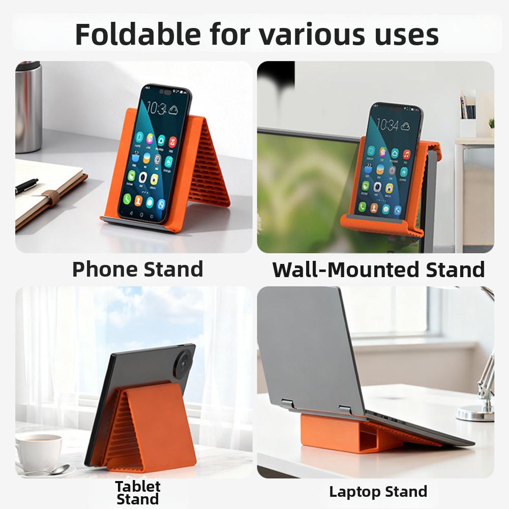 Supporto Lazy Multifunzionale in Silicone Pieghevole Arbitrariamente Deformabile Creativo Universale da Scrivania per Telefono Tablet Laptop