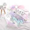 Unicorn and Cinnamoroll Automatic Folding Umbrella - 3 Folding Design, Vivid Cartoon Pattern, Suitable for Outdoor Activities, A Gift for Fans In All