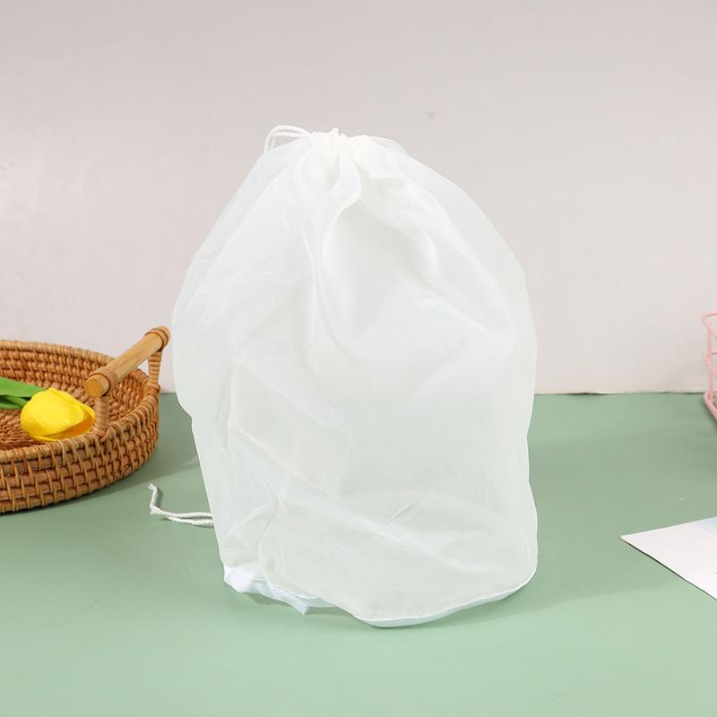 2 Sizes 100 Mesh Beer Nylon Strainer Filter Bag Reusable Mesh Net Strain For Milk Hops Tea Brewing Home Wine Making Bar Tool