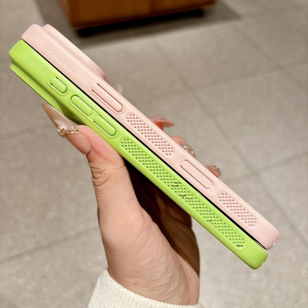 Magnetic iPhone 17 Pro Max Case with Large Window, Fits Apple 16, Ultra-thin PC Heat Dissipation Mesh, Full Coverage for iPhone 15.