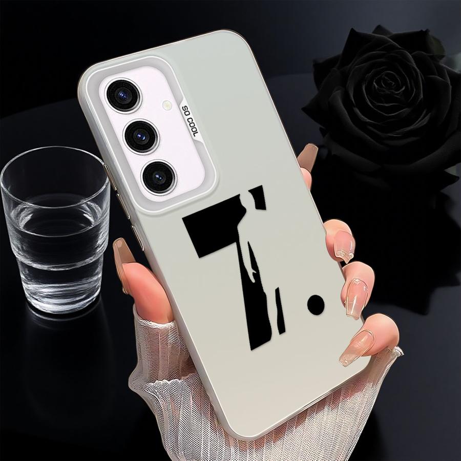 Cartoon Football Number 7 10 Case for Samsung Galaxy A54 A23 A71 A25 A73 A13 A32 A36 A16 A34 A17 A52 A12 A72 A14 A56 Phone Cover