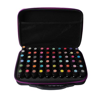 60 Compartments 15ml Essential Oil Case Essential Oil Storage Bag Carrying Hanging Perfume Bottles Organizer