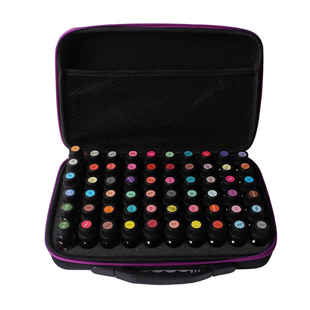 60/30 Bottles Essential Oil Case 15/10ml Essential Oil Collecting Bags Travel Portable Carrying Cases Nail Polish Storage Bag