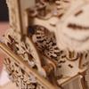 DIY 3D Wooden Puzzle Miniature Building Kit Angel's Instrument Cello Jigsaw Puzzle With Music for Children Birthday Gifts