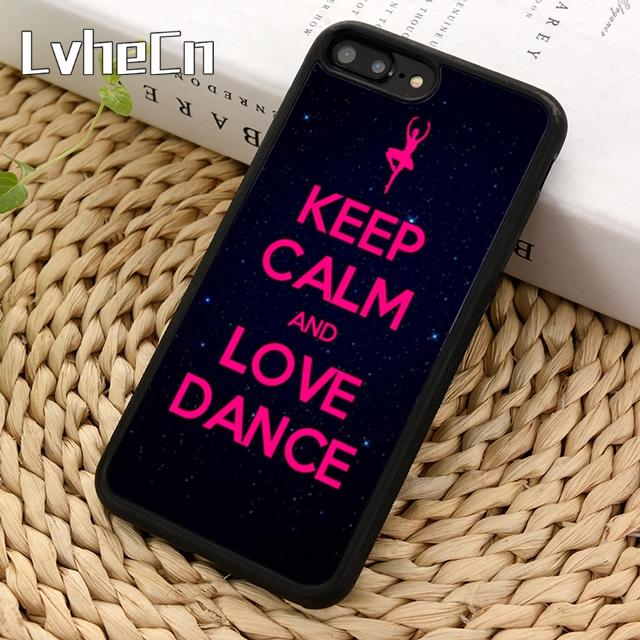 Keep Calm And Just Dance Phone Case For iPhone 17 Air 14 15 16 16e 13 12 Max Cover For Apple 11 Pro Max Plus