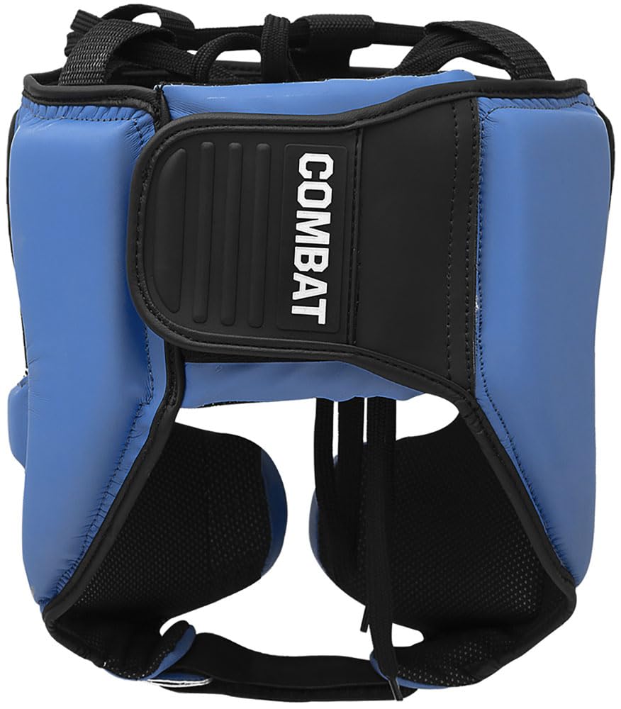 Adidas Combat Sports Combat 50 Training Blue for Boxing and Martial Arts Headguard, ADIC50HG, Rush/Black, Medium,