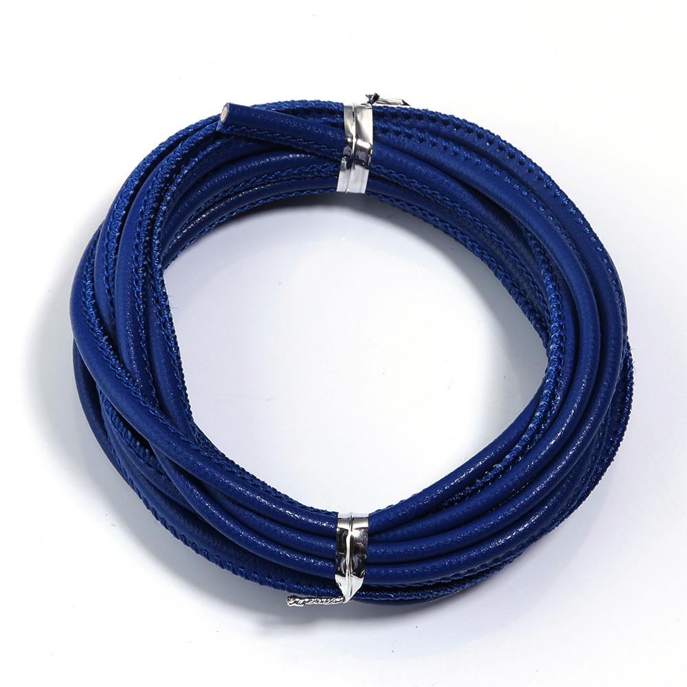 5 Yards 3mm Bunte Schafsleder Schnüre Runde Lederfaden Seil Für DIY Schmuckherstellung Halskette Armband Gürtel Zubehör