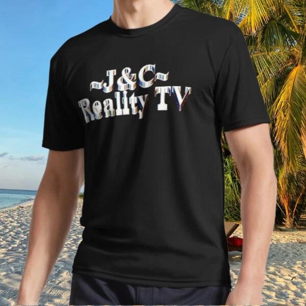 

J&C Reality TV Channel Logo (White) Active T-Shirt Funny Size S to 5XL L