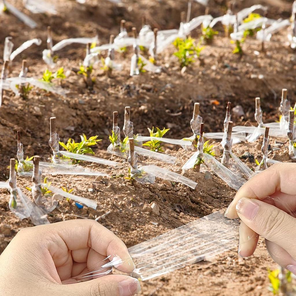 Película especial para injertar película, película de PE, cinta autoadhesiva para injerto de árboles frutales de jardín, cinta de atar, película de enrollar