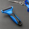 3Pcs/Set Pet Comb Set with Wide Edge, Pet Mat Remover Brush, Double-Sided Stainless Steel Undercoat Rake for Dogs And Cats Grooming
