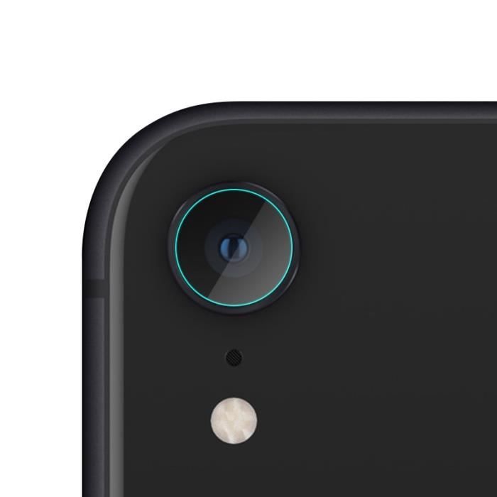 Lot de 2 Verres Trempé Protection Caméra pour Apple iPhone XR - Film Protecteur Lentille Appareil Photo Arriere