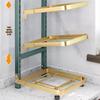 Adjustable 4-Tier Stainless Steel Kitchen Pot Storage Rack