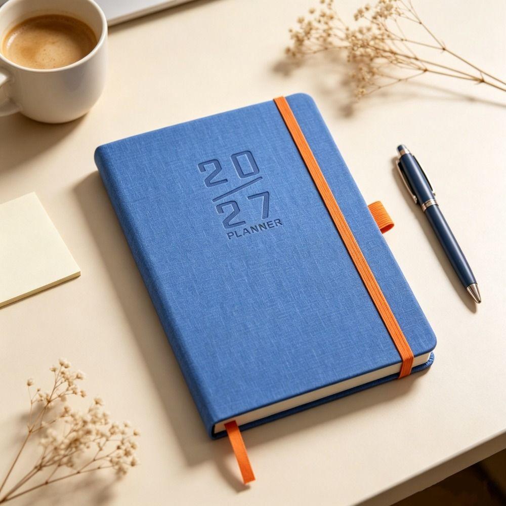 English A5 Agenda Planning Notebook 12 Months Office Work Planner Diary Writing Pads  Business