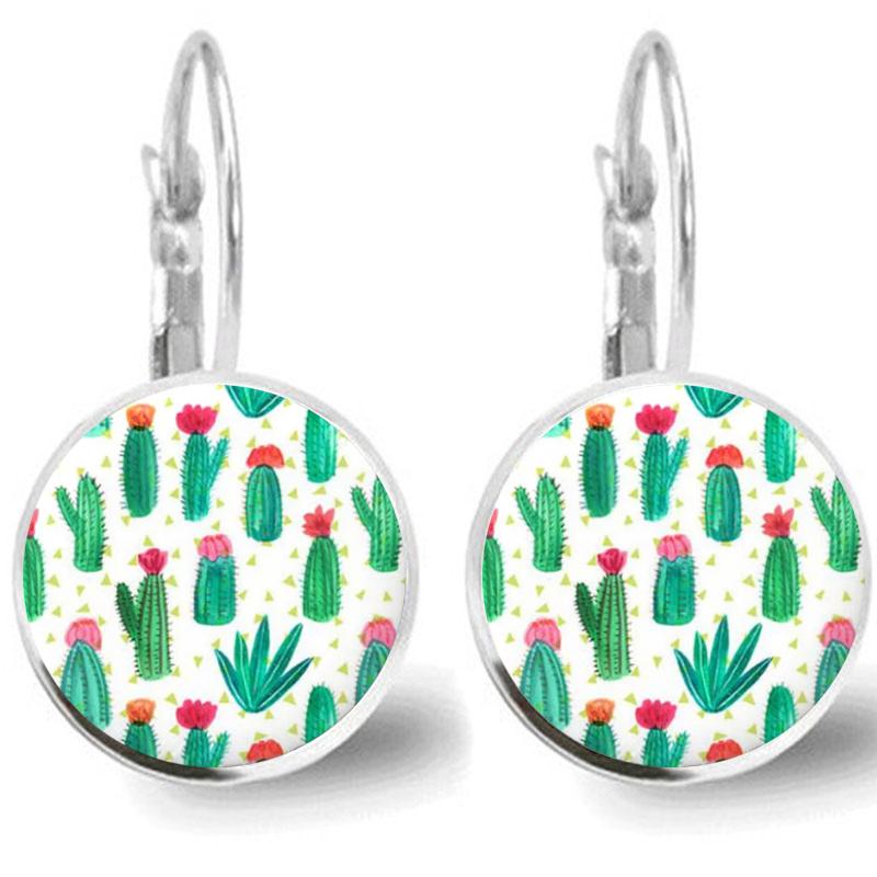 Fashion Earring Y2K Vintage Marigold Time Gem Flower Ear Buckle