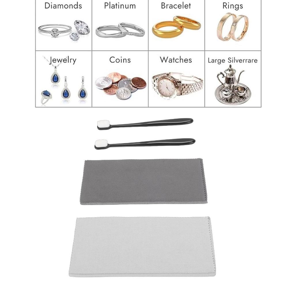 Effective Soft Brushes Jewelry Polishing Cloth Jewelry Cleaning Cloth Jewelry Cleaning Kit Jewelry Care