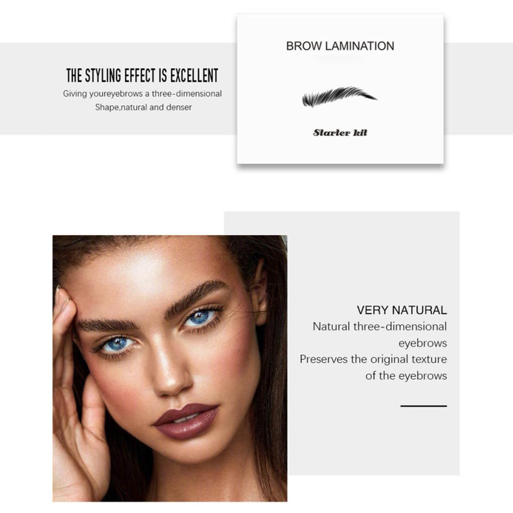 Brow Lift Kit Eyebrow Lamination Kit Brow Perm Kit   Eyebrows Lifting Styling Kit for Beautiful Eyebrows  -lasting for Salon & Home Use