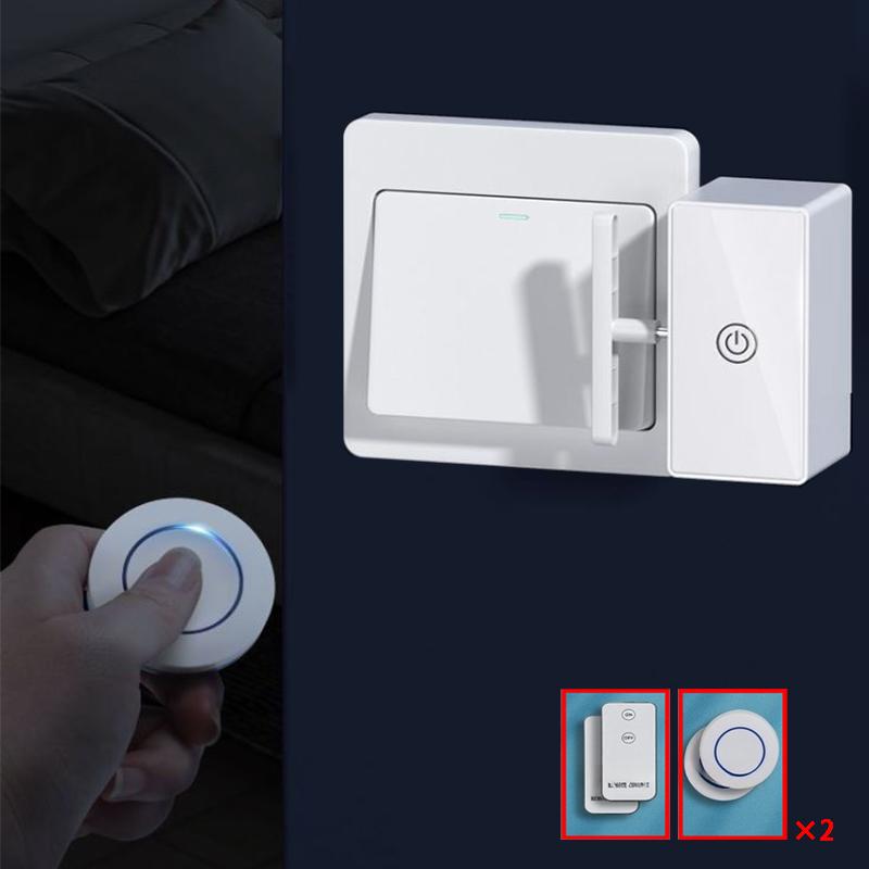 Wireless Remote Finger Switch Without Wiring Smart Remote Control for Lazy People To Turn Off Lights Smart Remote Control
