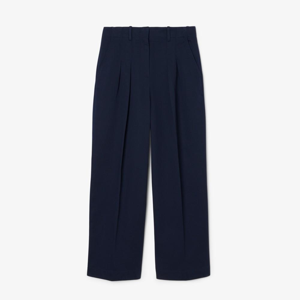 [lacoste] Women's Wide Fit Chino Tuck Pants HF2445-55N166