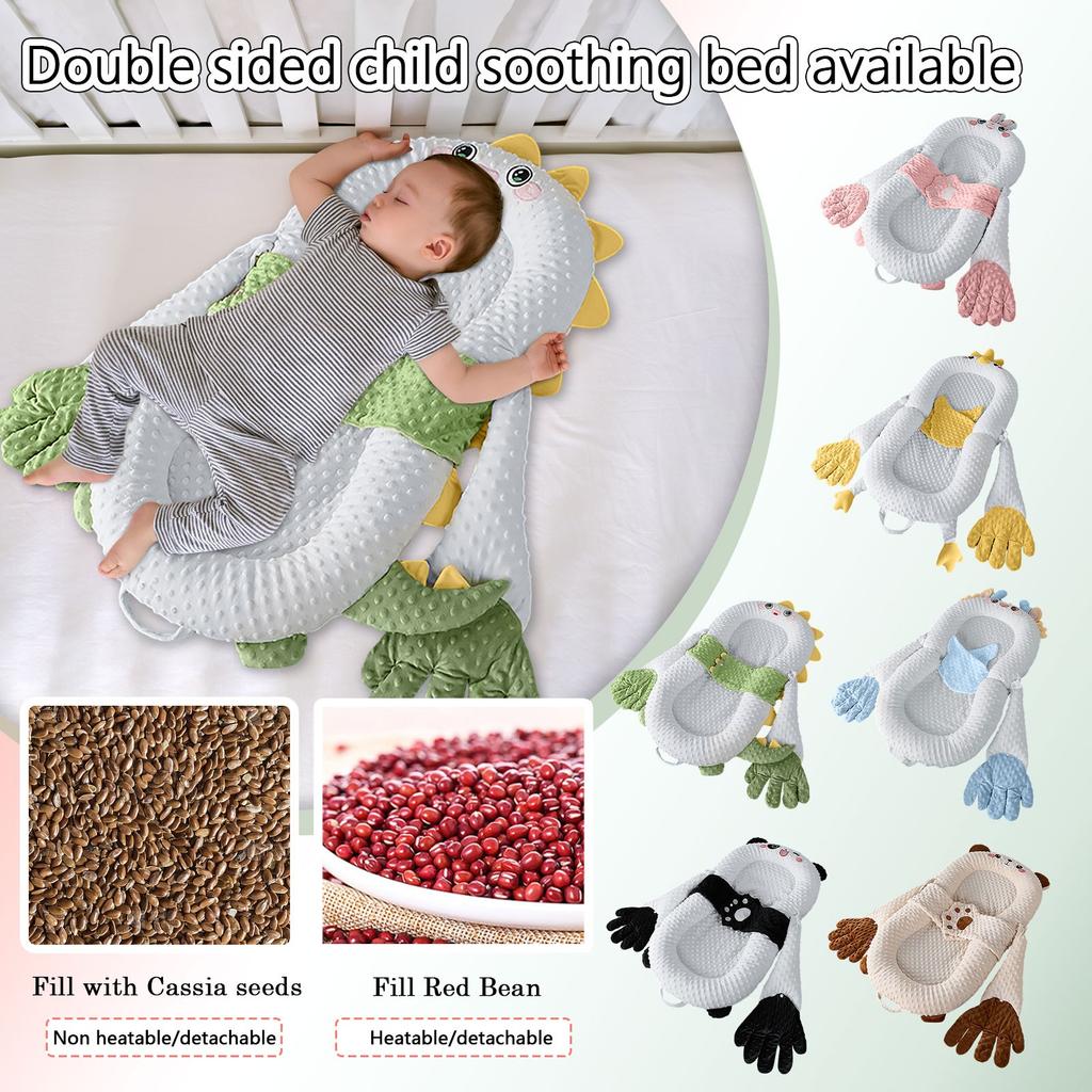 Folding Bed In Bed For Newborn Baby With Slope For Summer -pressure For Baby To Raise His Head And Prevent Choking When Going Out To Comfort Sleepi