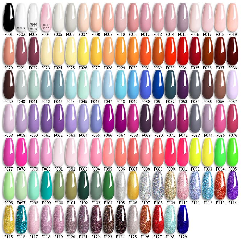 LILYCUTE 6Pcs/Set Macaron Gel Nail Polish Set Kit Spring Summer 6 Colors Neon UV LED Nail Art Gel Semi Permanent Base Top Coat