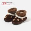 2025 Winter Children's Snow Boots - Warm Velvet Princess Boots for Girls with Soft Soles